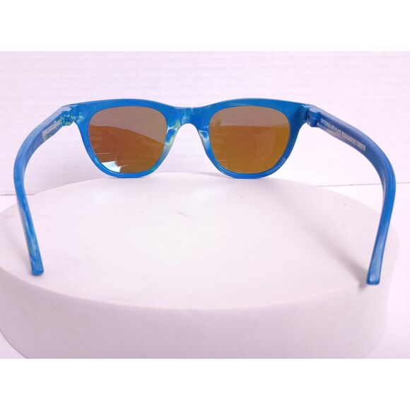 Pangea Movement City Recycled Plastic Ocean Blue / Blue Mirror Sunglasses main image 9